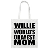 Willie World's Okayest Mom - Tote Bag White