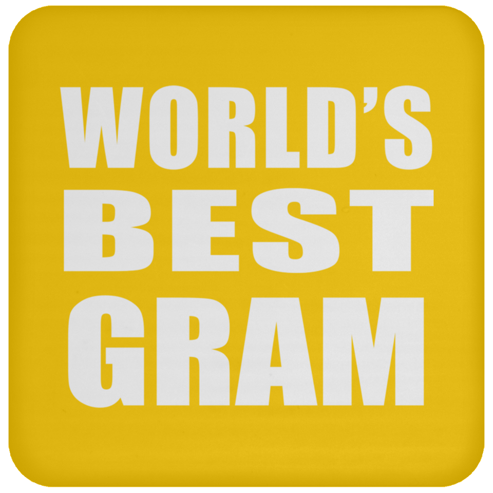 World's Best Gram - Drink Coaster