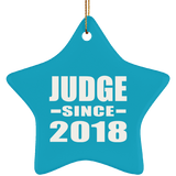 Judge Since 2018 - Star Ornament