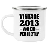 11th Birthday Vintage 2013 Aged Perfectly - 12oz Camping Mug