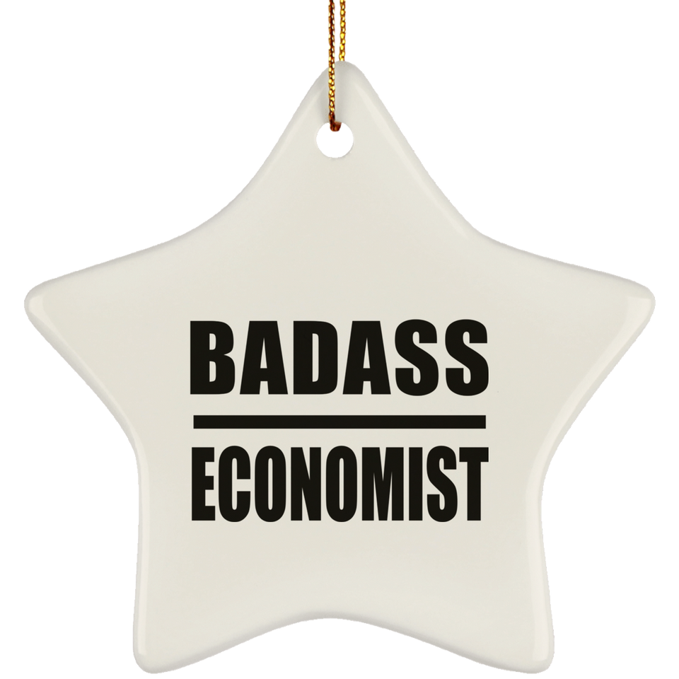 Badass Economist - Star Ornament
