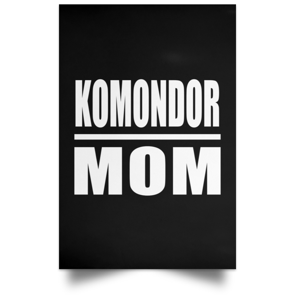Komondor Mom - Poster Portrait