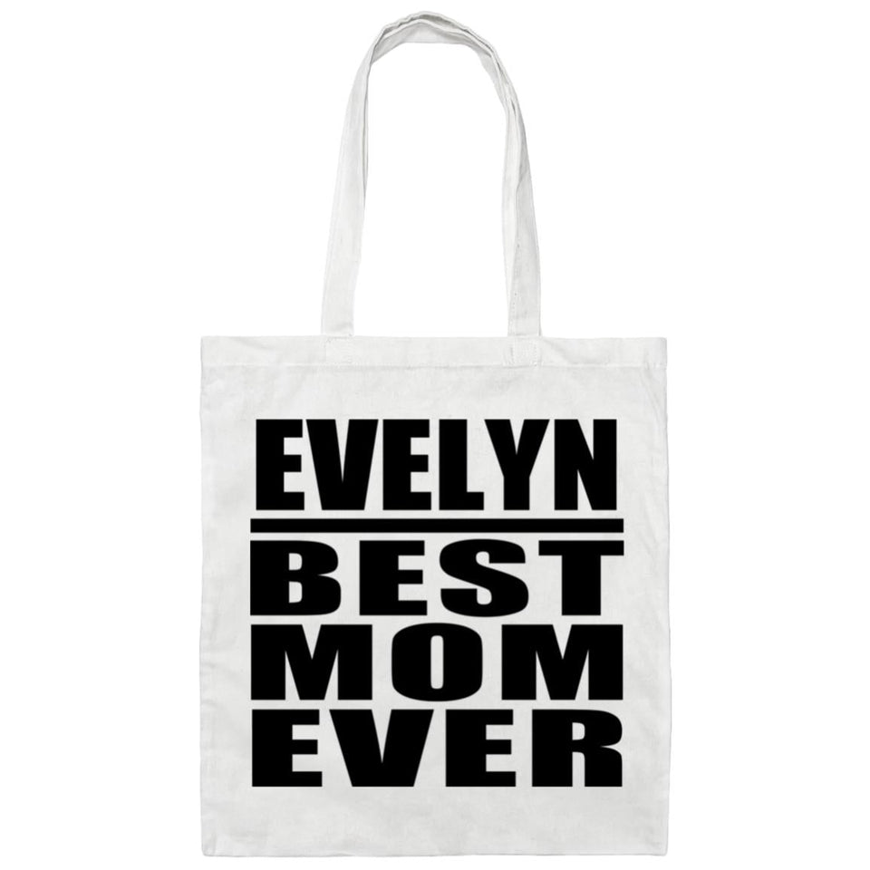 Evelyn Best Mom Ever - Tote Bag White