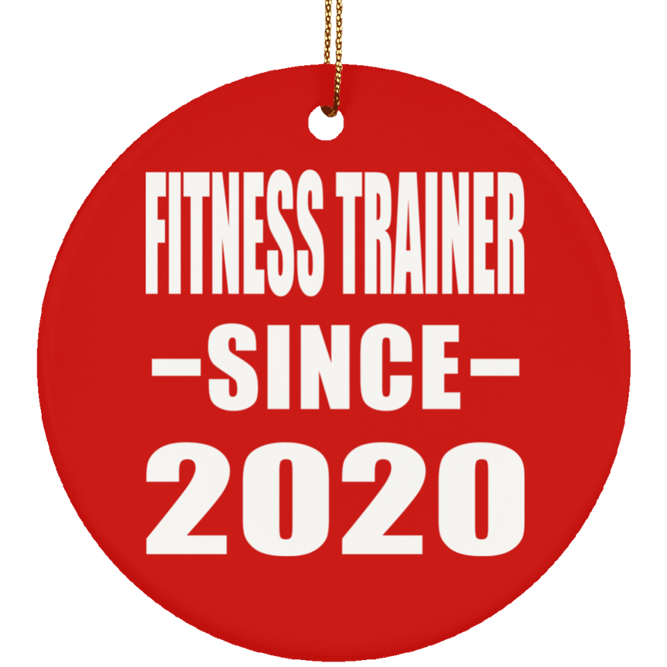 Fitness Trainer Since 2020 - Circle Ornament
