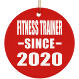 Fitness Trainer Since 2020 - Circle Ornament