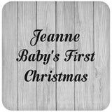 Jeanne Baby's First Christmas - Drink Coaster F
