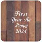 First Year As Poppy 2024 - Drink Coaster E