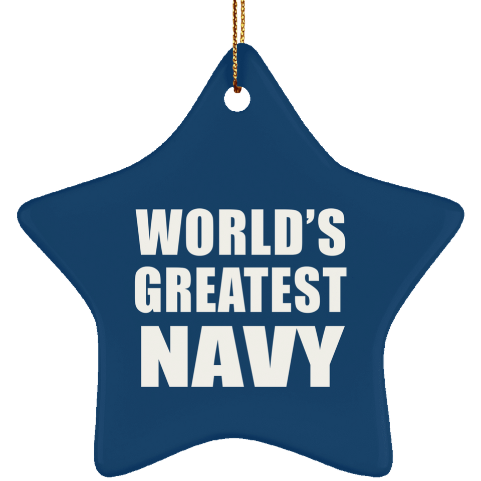 World's Greatest Navy - Star Ornament