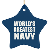 World's Greatest Navy - Star Ornament