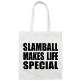 Slamball Makes Life Special - Tote Bag White