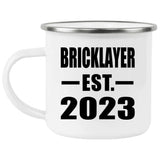 Bricklayer Established EST. 2023 - 12oz Camping Mug