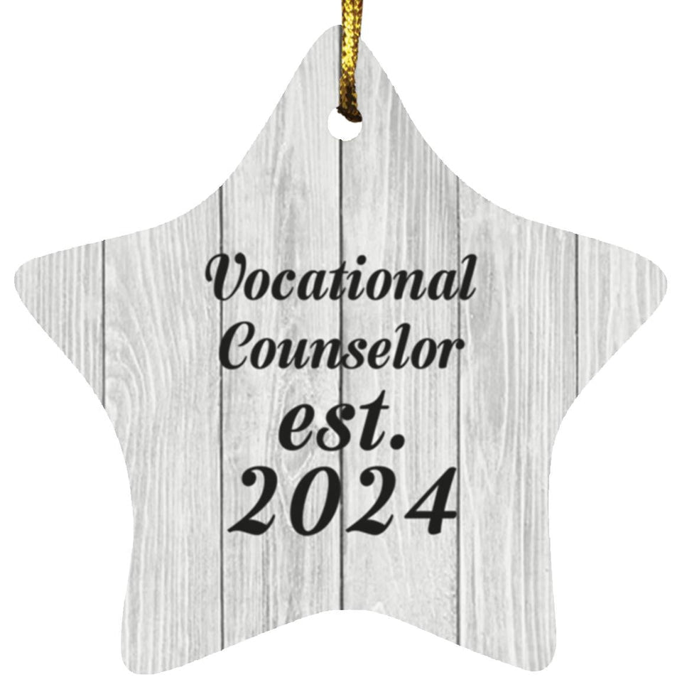 Vocational Counselor Established Est. 2024 - Star Ornament F