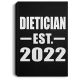 Dietician Established EST. 2022 - Canvas Portrait