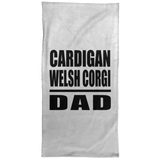 Cardigan Welsh Corgi Dad - Hand Towel