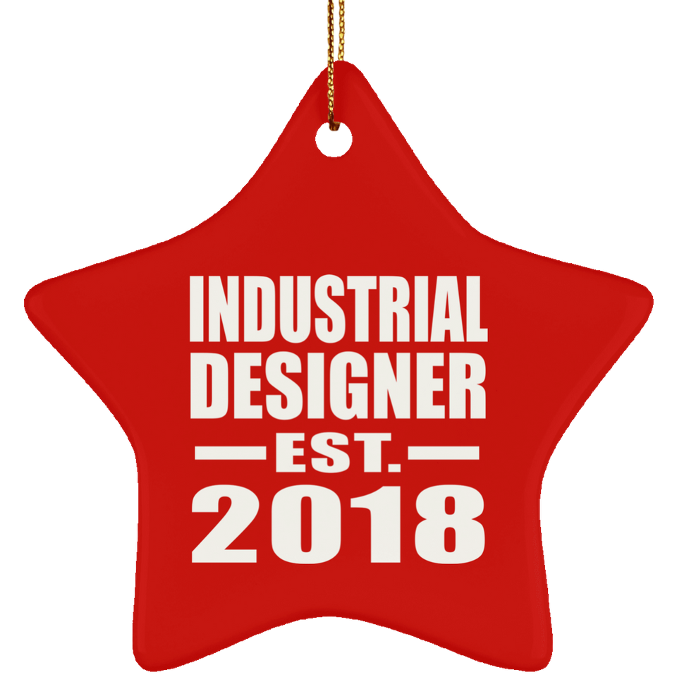 Industrial Designer Established EST. 2018 - Star Ornament