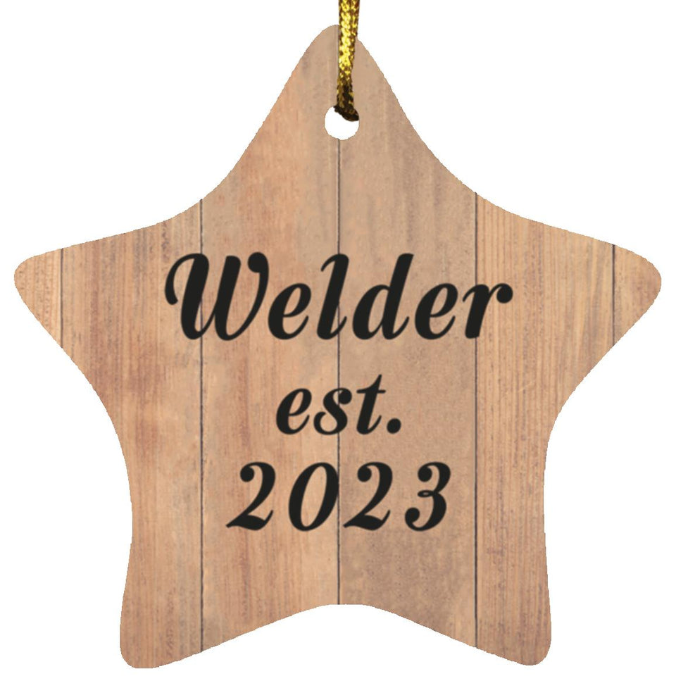 Welder Established Est. 2023 - Star Ornament C