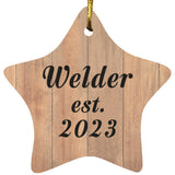 Welder Established Est. 2023 - Star Ornament C