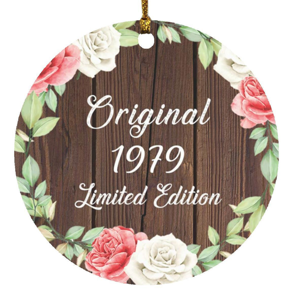 45th Birthday Original 1979 Limited Edition - Circle Ornament A