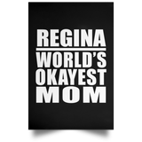 Regina World's Okayest Mom - Poster Portrait
