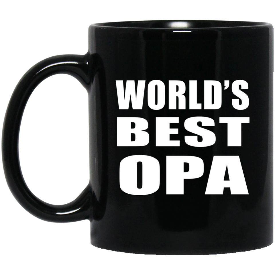 World's Best Opa - 11 Oz Coffee Mug Black