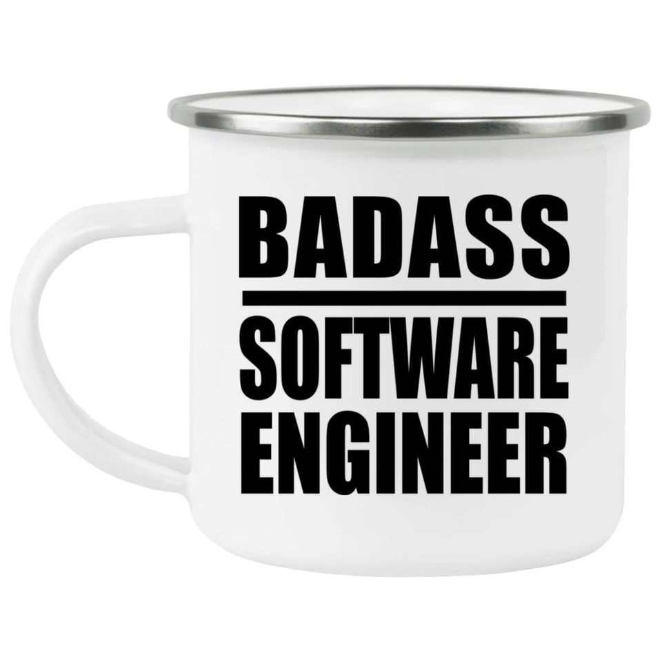 Badass Software Engineer - 12oz Camping Mug