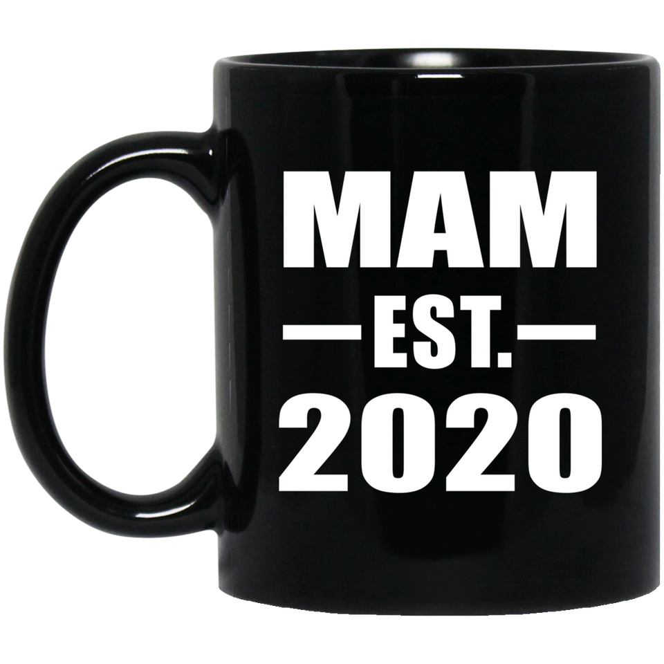 Mam Established EST. 2020 - 11oz Coffee Mug Black