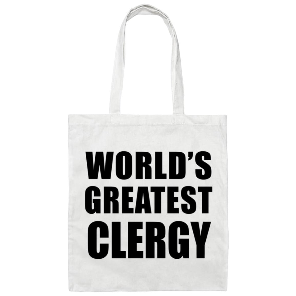 World's Greatest Clergy - Tote Bag White
