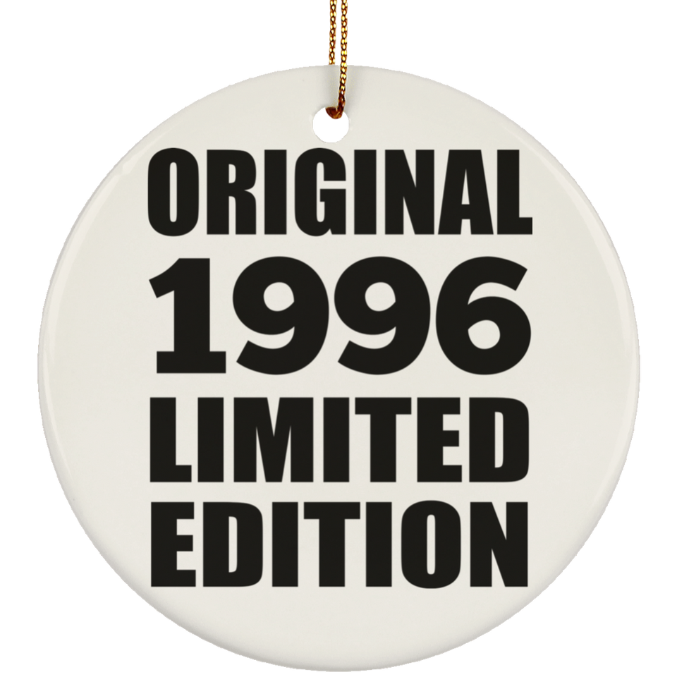 28th Birthday Original 1996 Limited Edition - Circle Ornament