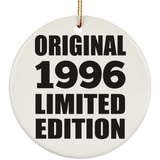 28th Birthday Original 1996 Limited Edition - Circle Ornament