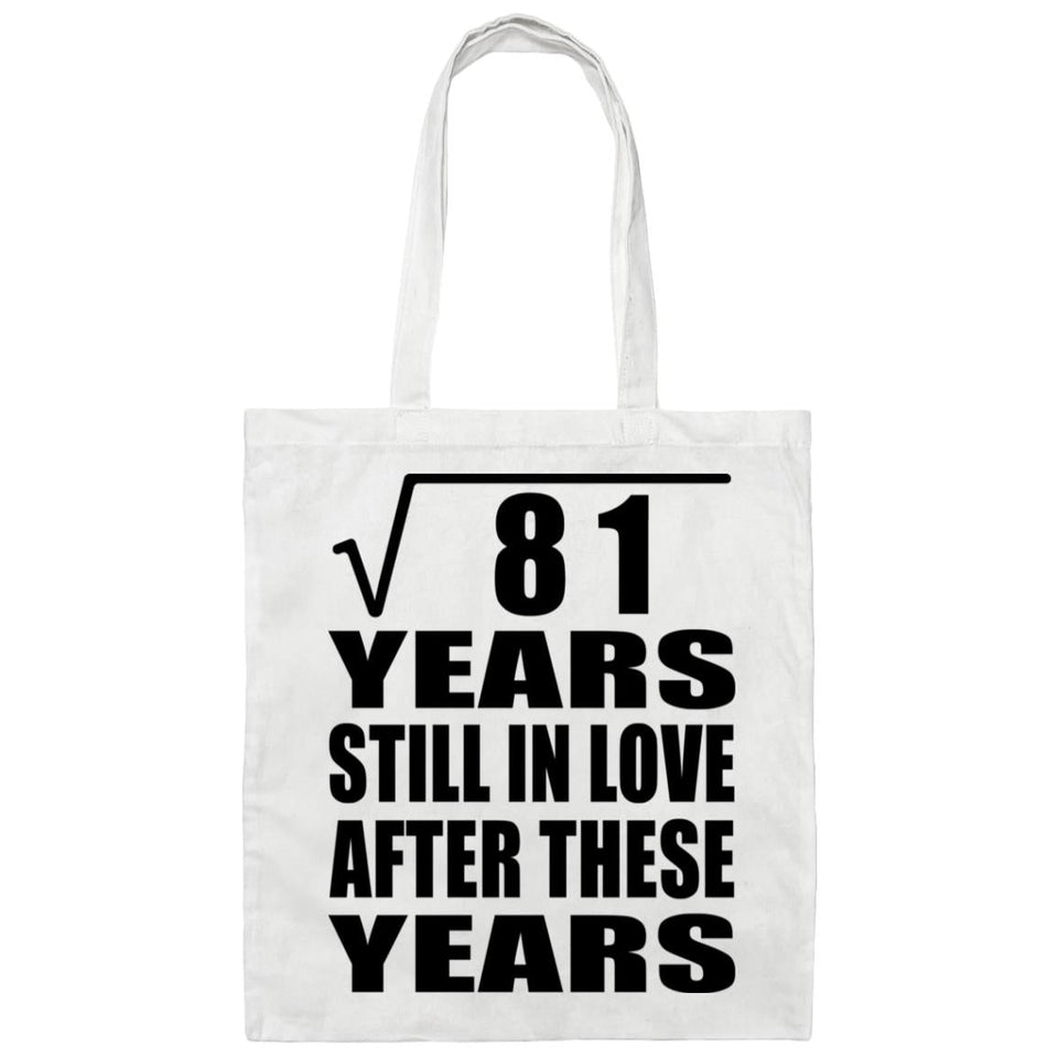 9th Anniversary Square Root of 81 Years Still In Love - Tote Bag White