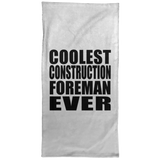 Coolest Construction Foreman Ever - Hand Towel