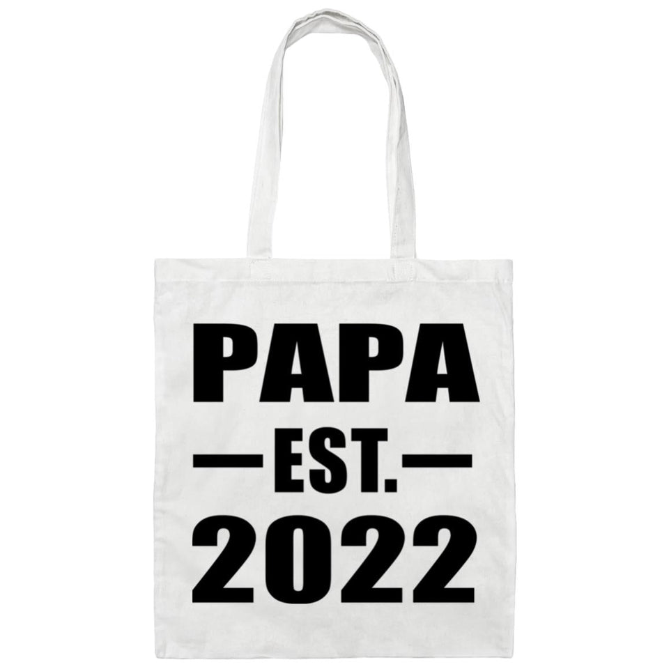 Papa Established EST. 2022 - Tote Bag White