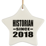 Historian Since 2018 - Star Ornament