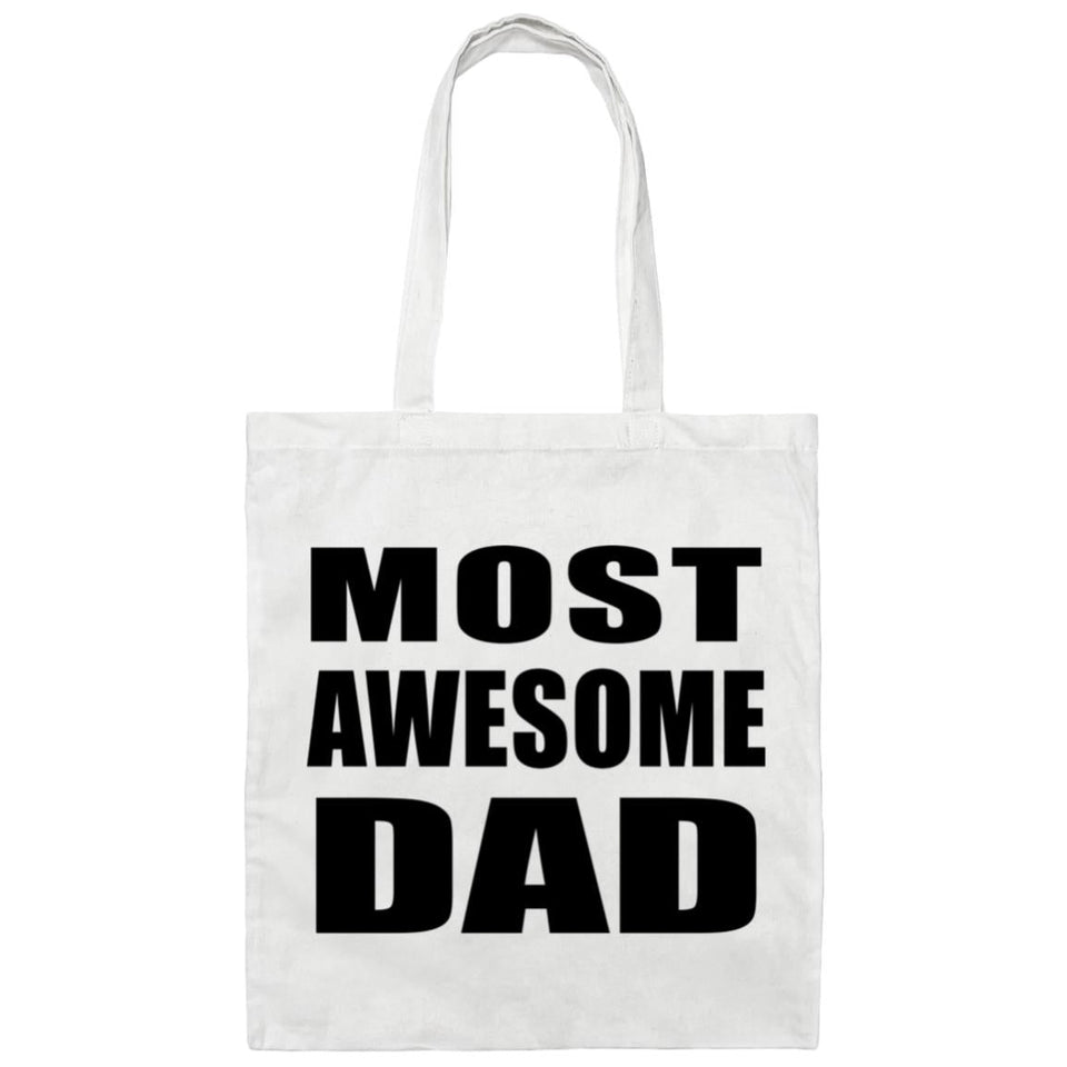 Most Awesome Dad - Tote Bag White