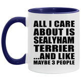 All I Care About Is Sealyham Terrier - 11oz Accent Mug Purple
