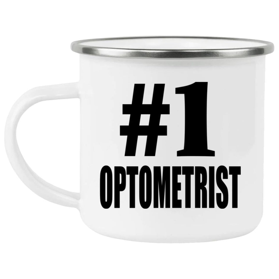Number One #1 Optometrist - 12oz Camping Mug