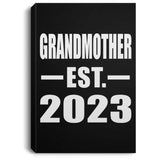Grandmother Established EST. 2023 - Canvas Portrait