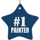Number One #1 Painter - Star Ornament