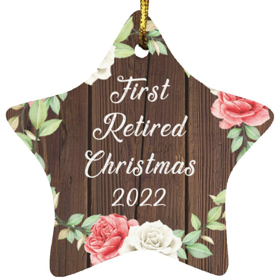 First Retired Christmas 2022 - Star Ornament A