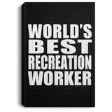 World's Best Recreation Worker - Canvas Portrait