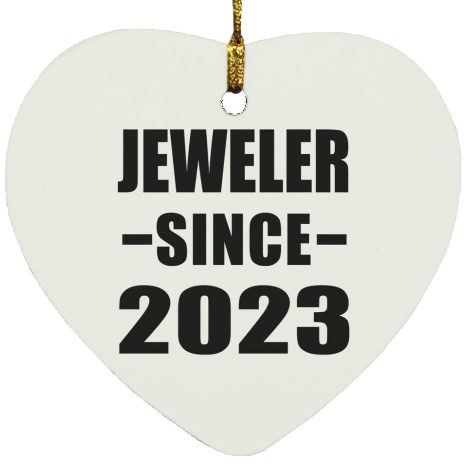 Jeweler Since 2023 - Heart Ornament