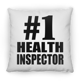 Number One #1 Health Inspector - Throw Pillow