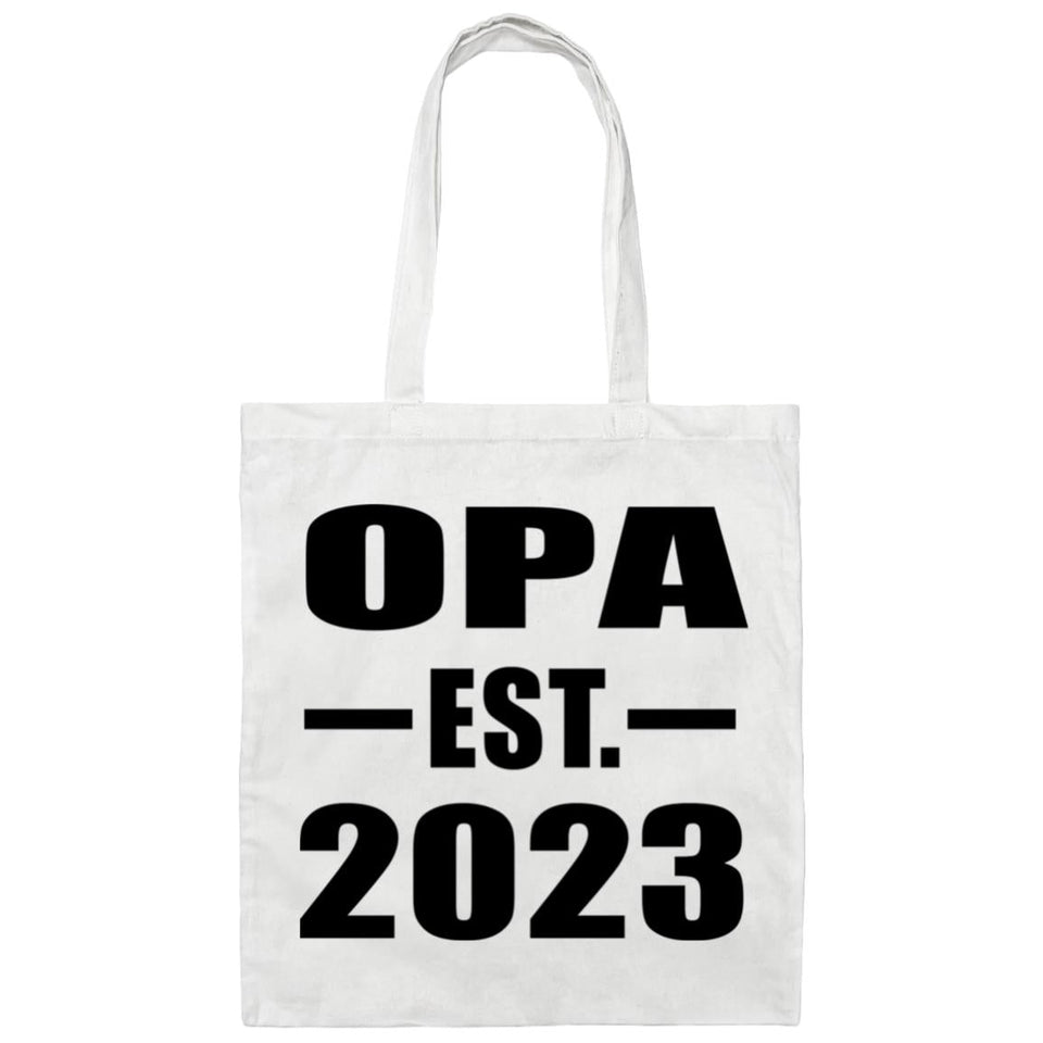 Opa Established EST. 2023 - Tote Bag White