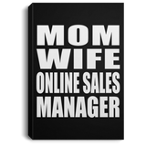 Mom Wife Online Sales Manager - Canvas Portrait