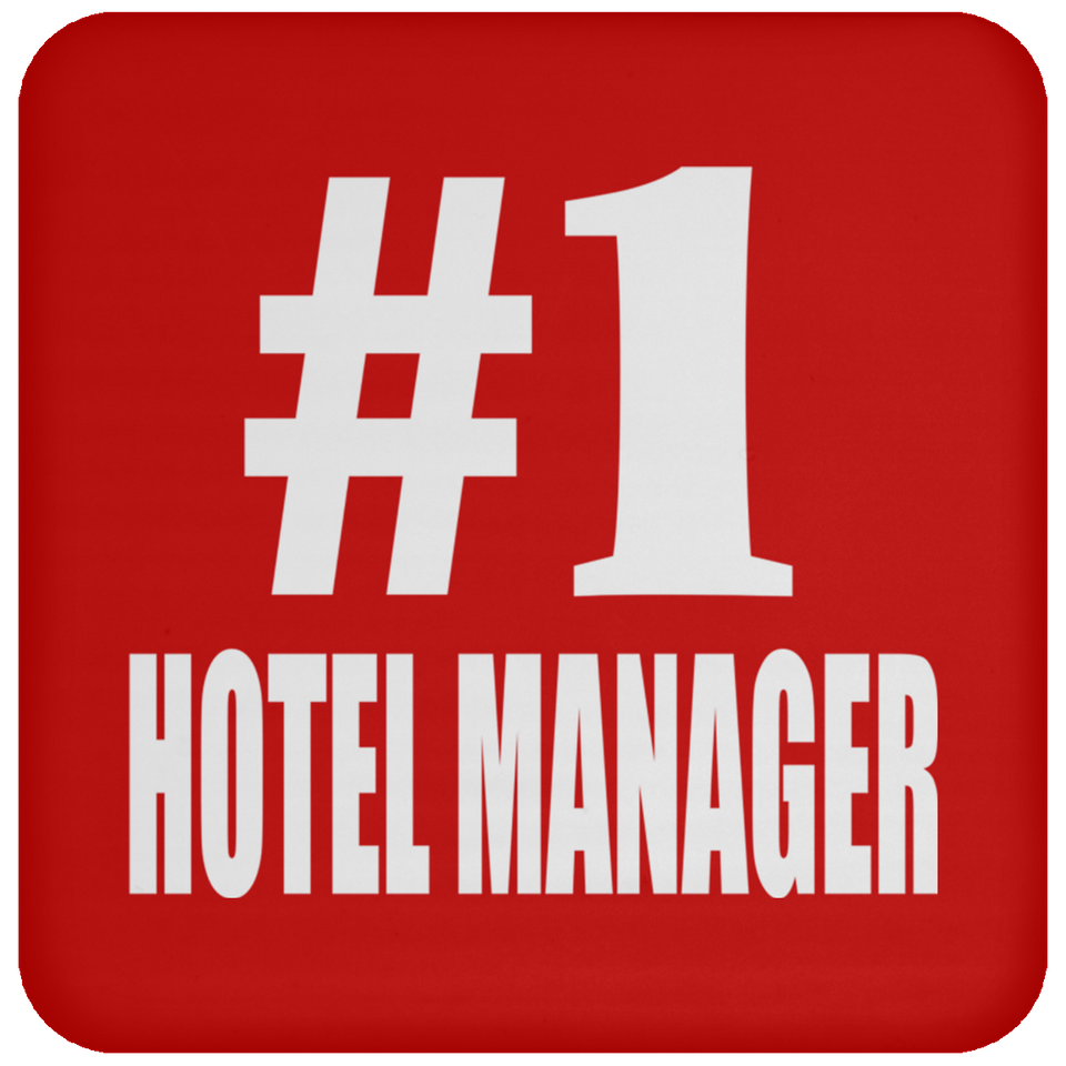 Number One #1 Hotel Manager - Drink Coaster