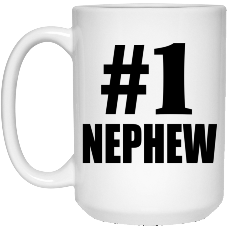 Number One #1 Nephew - 15 Oz Coffee Mug