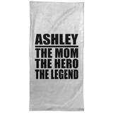 Ashley The Mom The Hero The Legend - Hand Towel