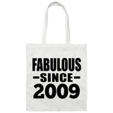 15th Birthday Fabulous Since 2009 - Tote Bag White