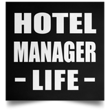 Hotel Manager Life - Poster Square
