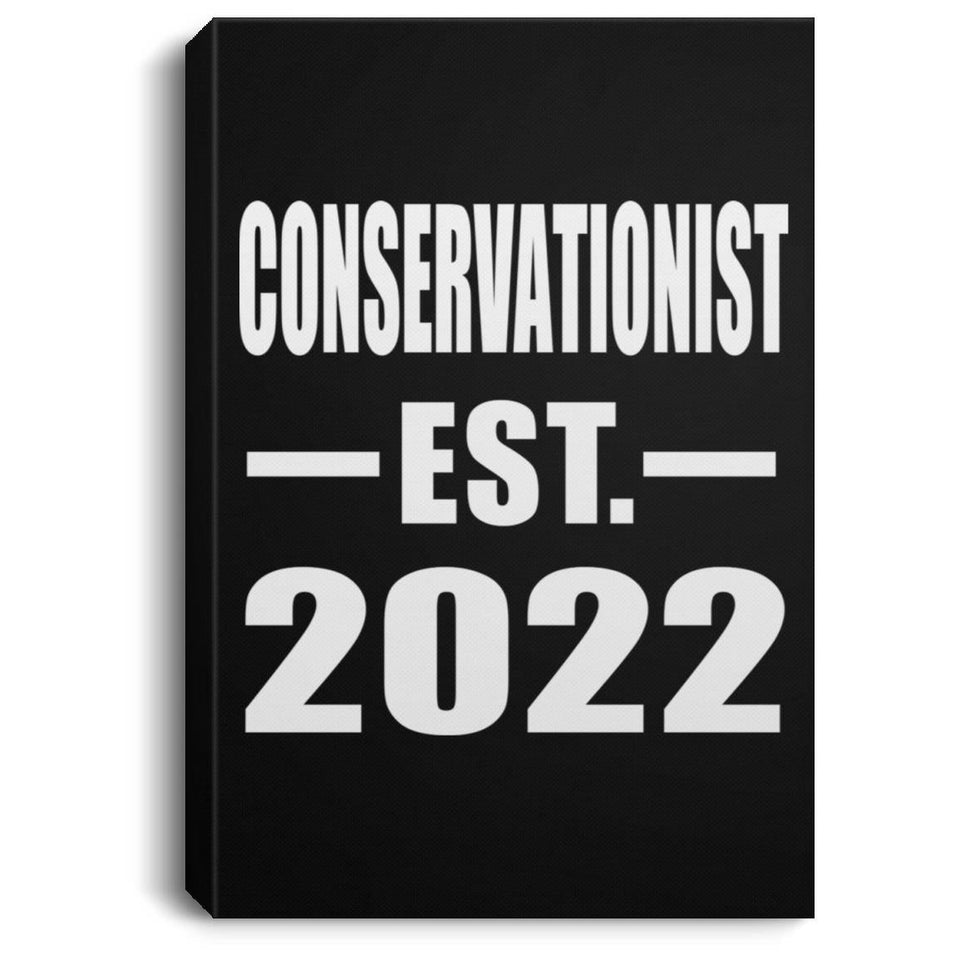 Conservationist Established EST. 2022 - Canvas Portrait